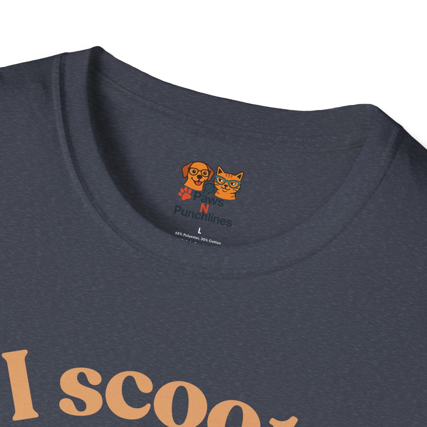 Pug on Scooter T-Shirt – "I scoot. You salute." Cute Pug Graphic Tee