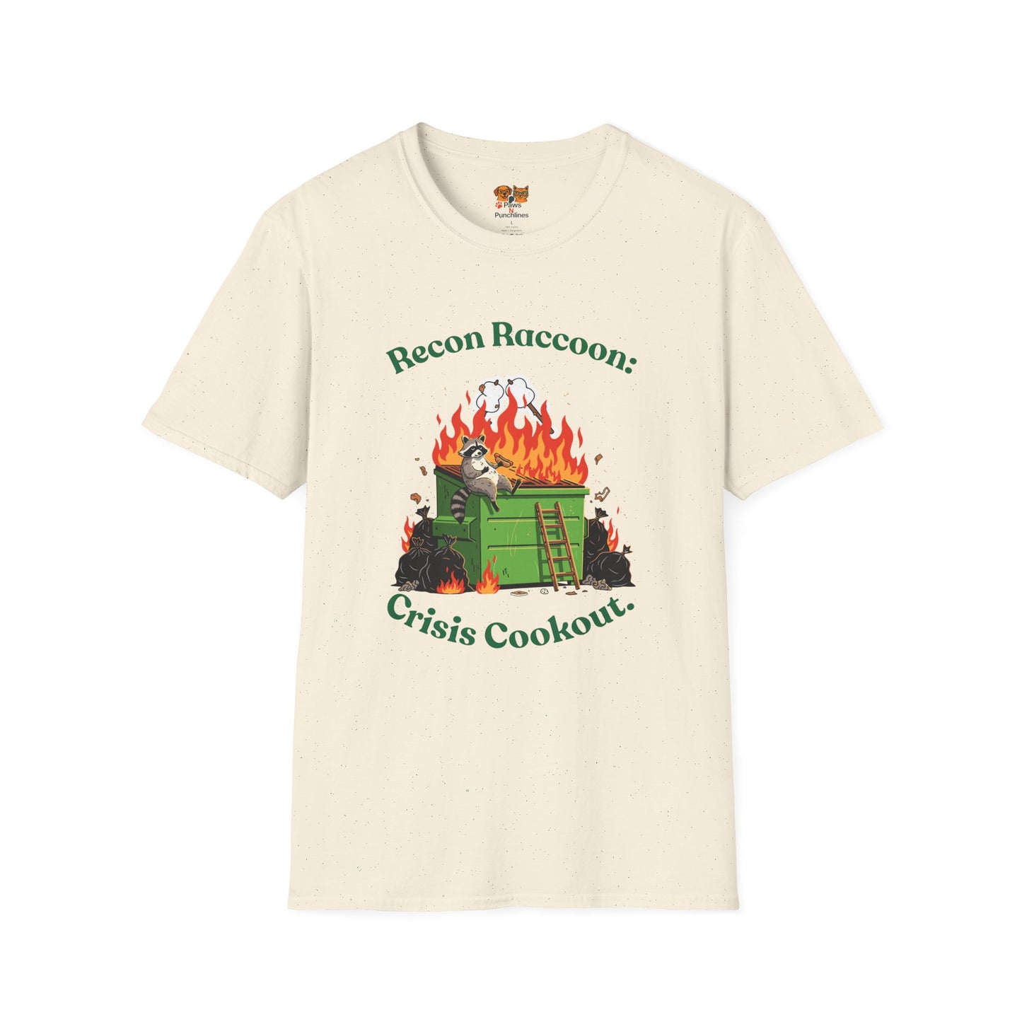 Recon Raccoon: Crisis Cookout T-Shirt