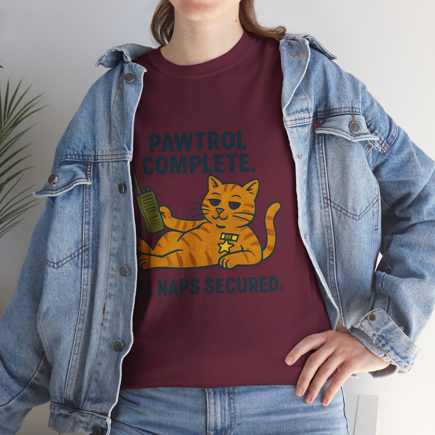 Pawtrol Complete  — “All Naps Secured” Funny Cat Tee