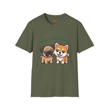 Chaos Coordinators T-Shirt — Cute Pug & Shiba Inu Dog Tee