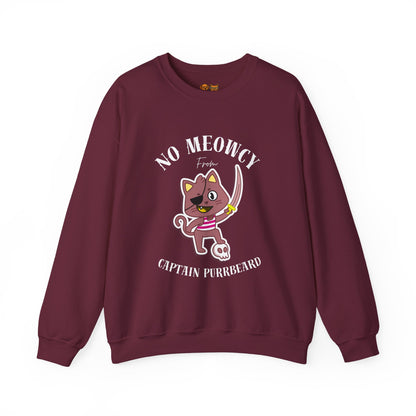 No Meowcy Pirate Cat  Sweatshirt