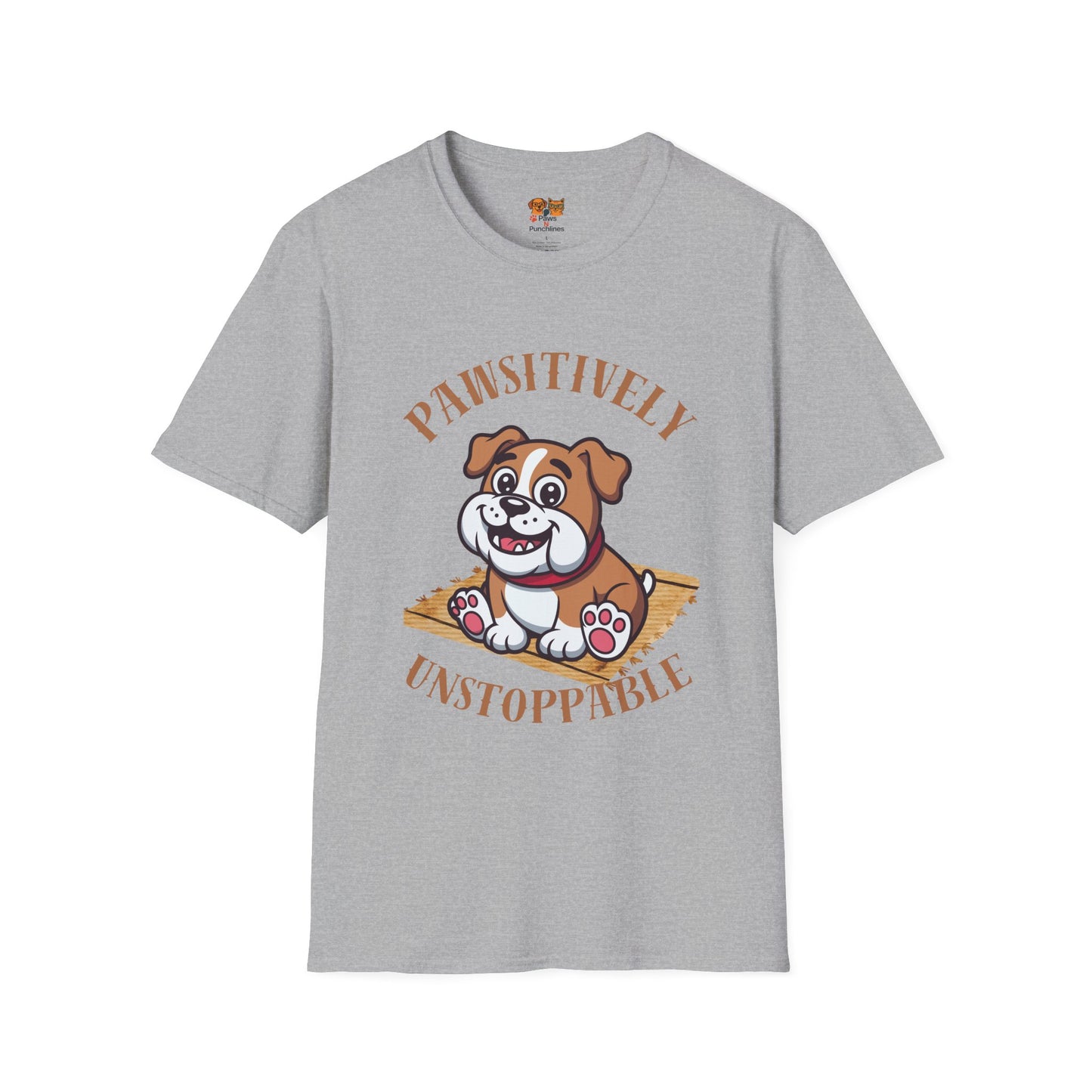 Pawsitively Unstoppable Puppy T-Shirt