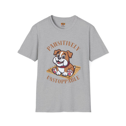 Pawsitively Unstoppable Puppy T-Shirt