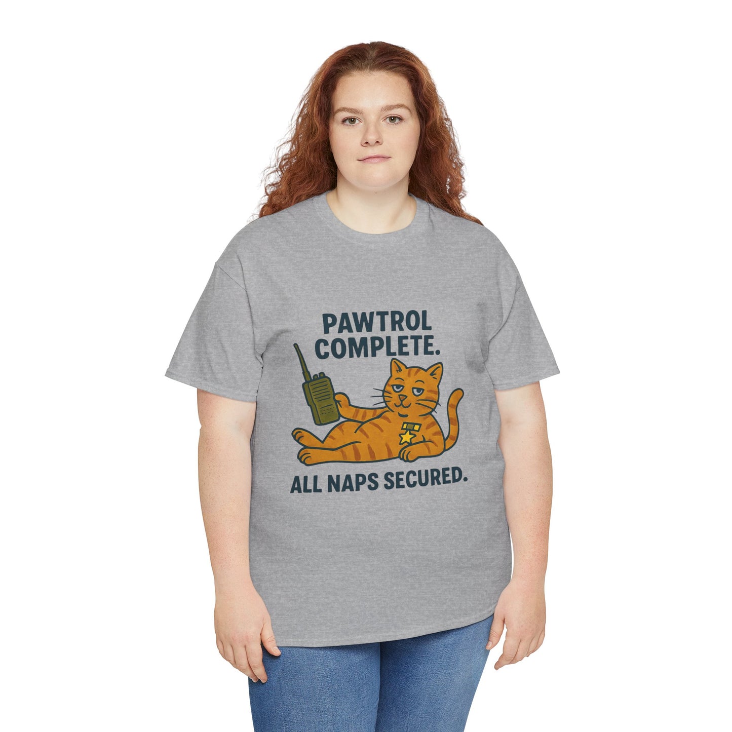 Pawtrol Complete  — “All Naps Secured” Funny Cat Tee