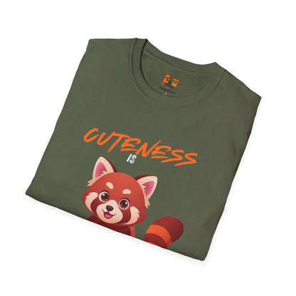 Cuteness Is My Cover Story Red Panda T-Shirt