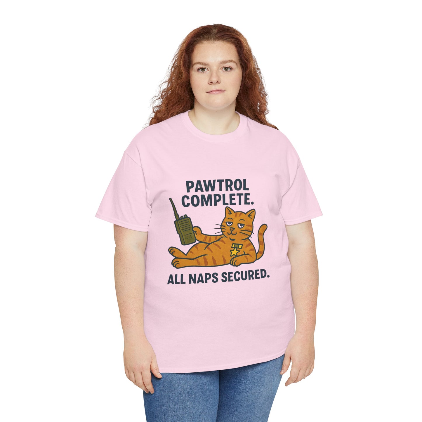 Pawtrol Complete  — “All Naps Secured” Funny Cat Tee