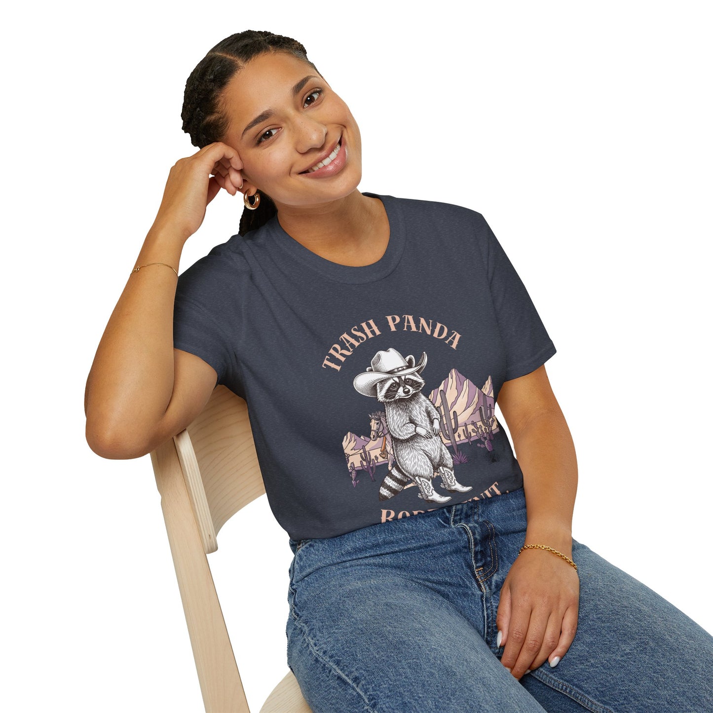 Rodeo Raccoon T-Shirt — 'Vintage Western Graphic Tee