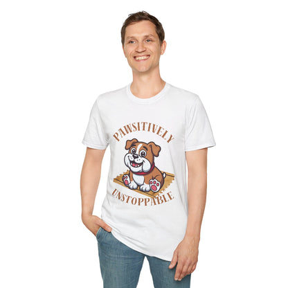 Pawsitively Unstoppable Puppy T-Shirt