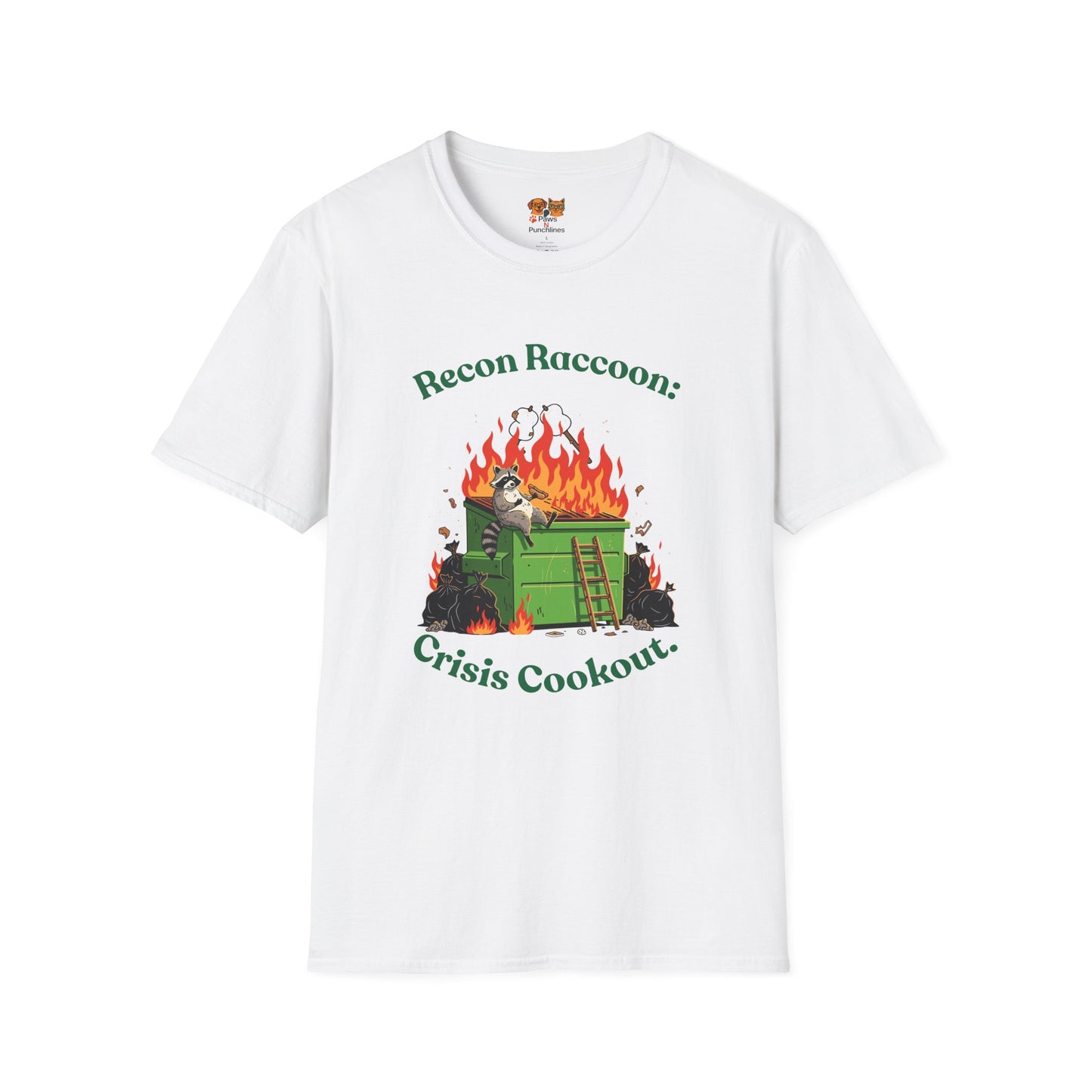 Recon Raccoon: Crisis Cookout T-Shirt