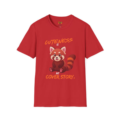 Cuteness Is My Cover Story Red Panda T-Shirt