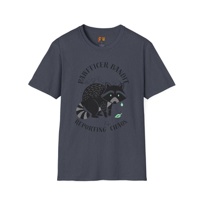 “Racoon Bandit ” T-Shirt — Cute Raccoon Graphic Tee