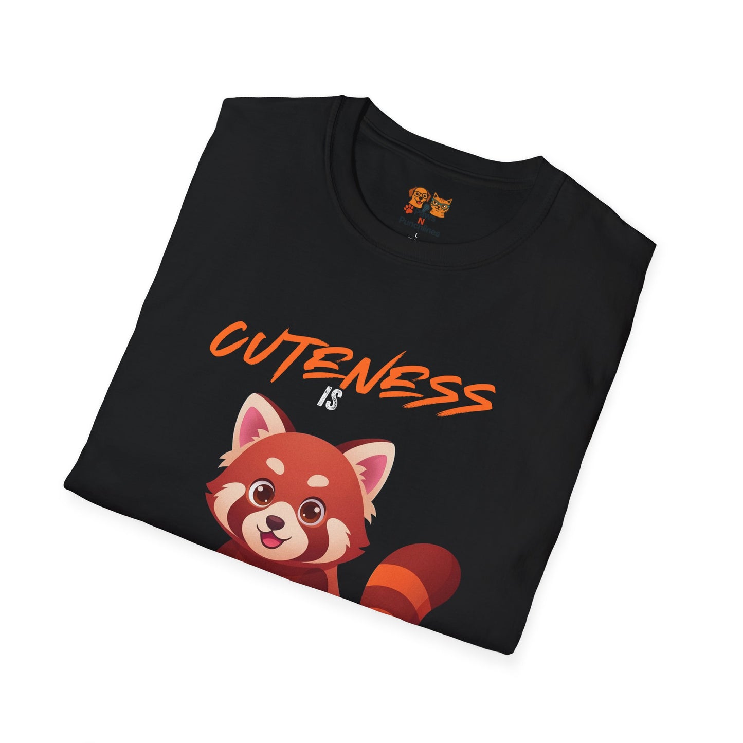 Cuteness Is My Cover Story Red Panda T-Shirt