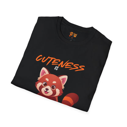 Cuteness Is My Cover Story Red Panda T-Shirt