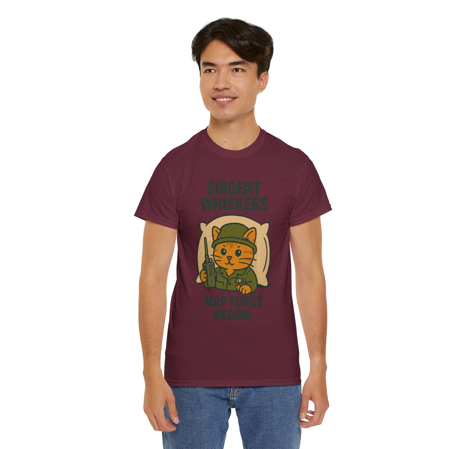 Sirgent Whiskers Nap Force Recon T-Shirt
