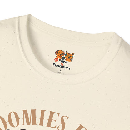 Puppy Graphic T-Shirt — “Zoomies Bro Mission Only” Cute Cartoon Dog Tee