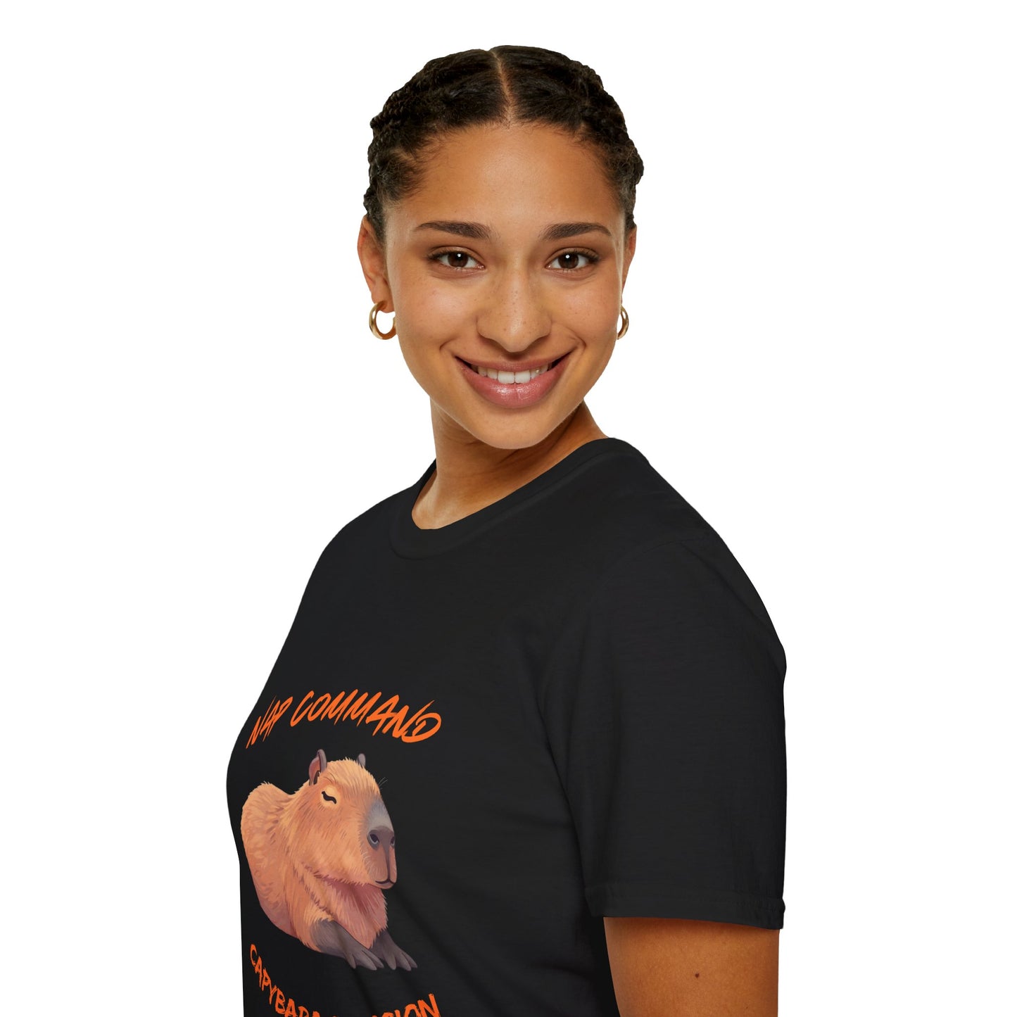 Nap Command Capybara T-Shirt — "Capybara Division" Cute Animal Nap Tee