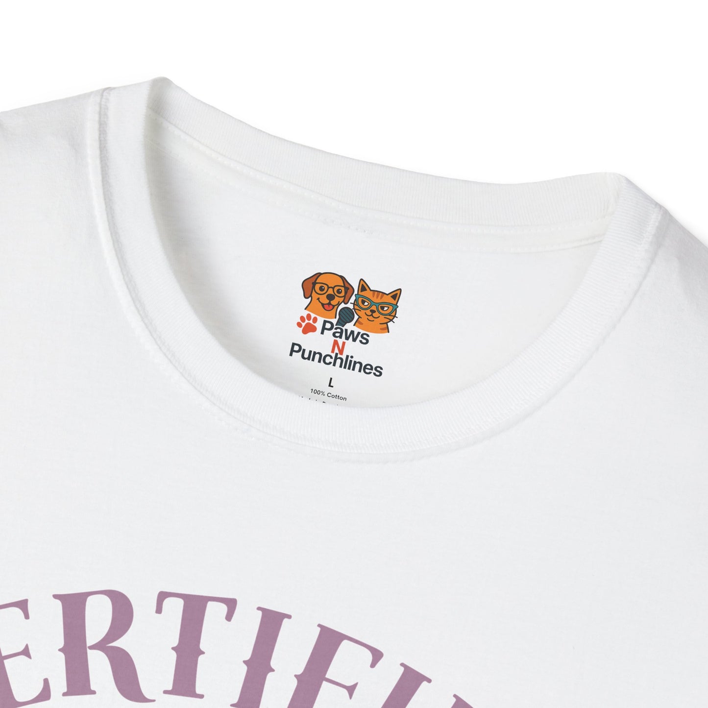 Certified Goofball Dog T-Shirt — Cute Cartoon Puppy Graphic Tee