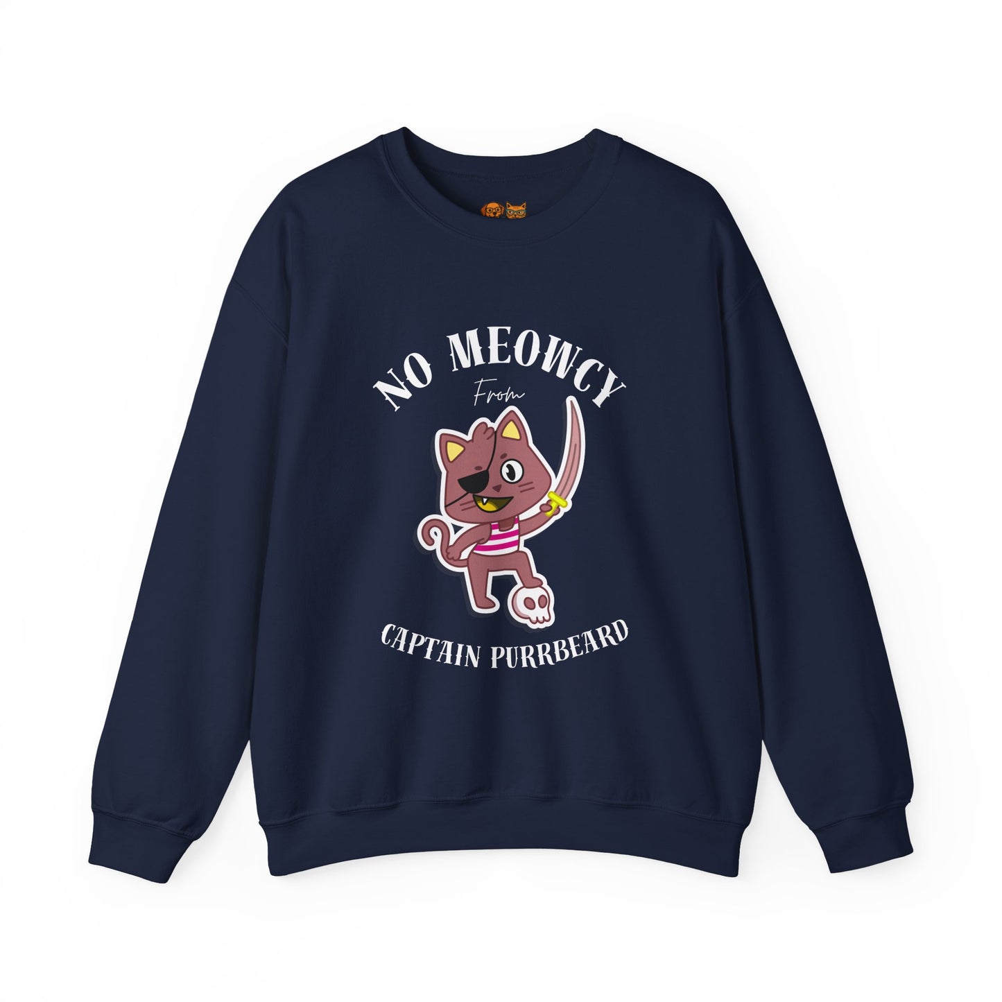 No Meowcy Pirate Cat  Sweatshirt