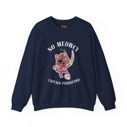 No Meowcy Pirate Cat  Sweatshirt