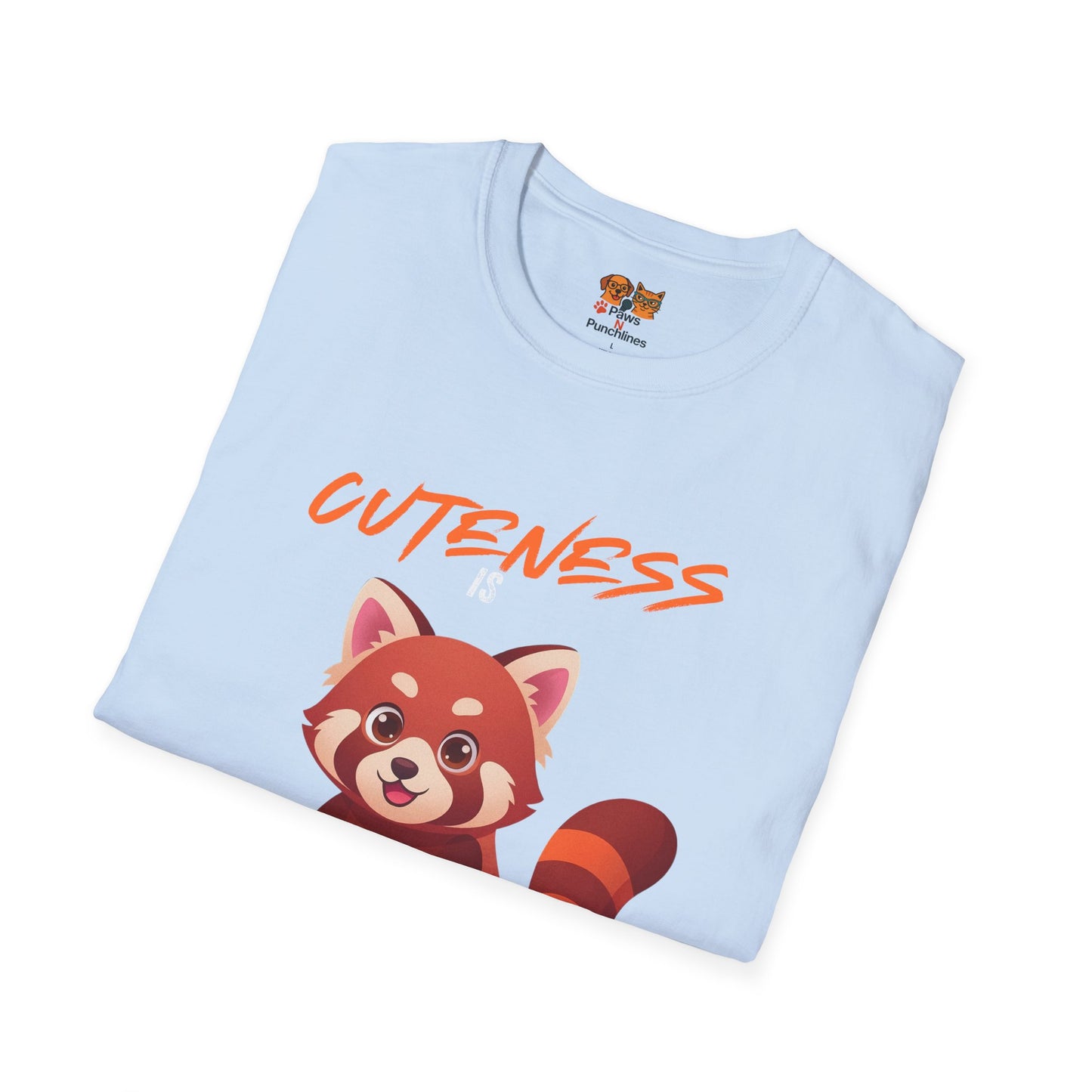 Cuteness Is My Cover Story Red Panda T-Shirt
