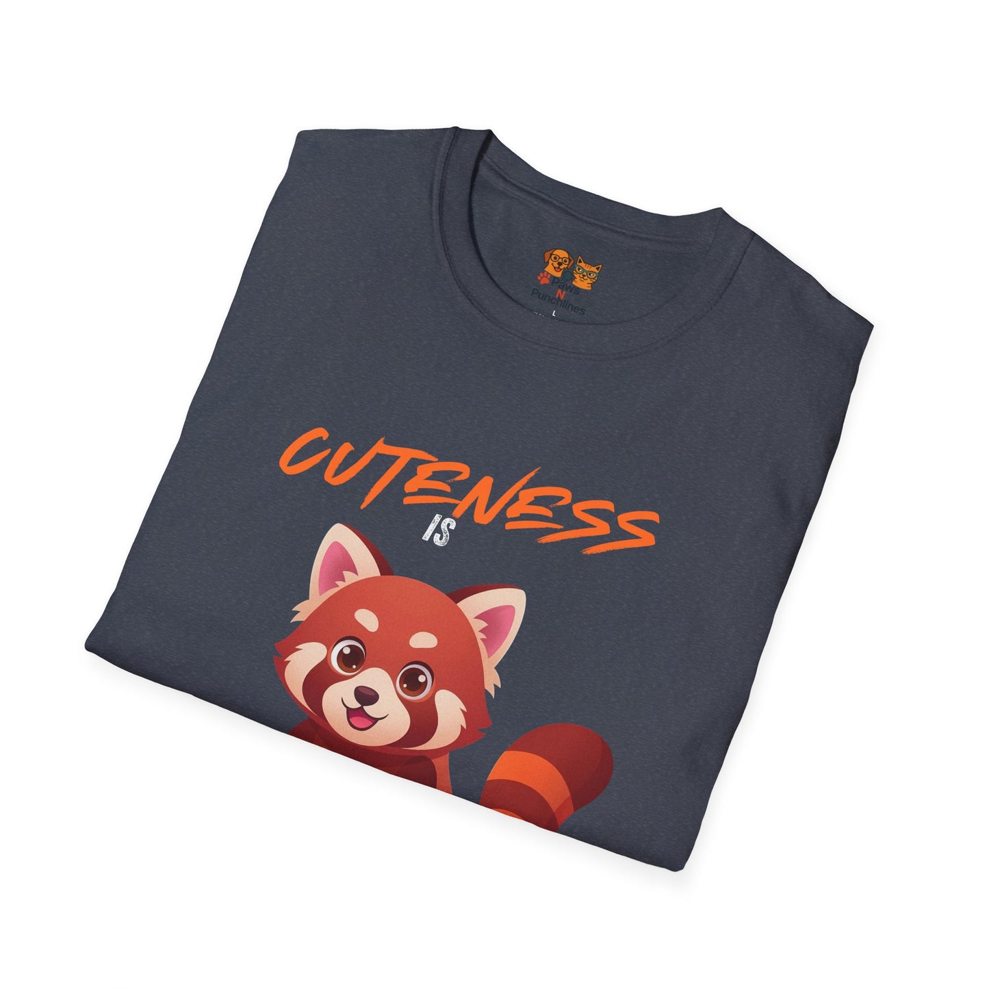 Cuteness Is My Cover Story Red Panda T-Shirt