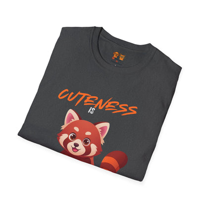 Cuteness Is My Cover Story Red Panda T-Shirt