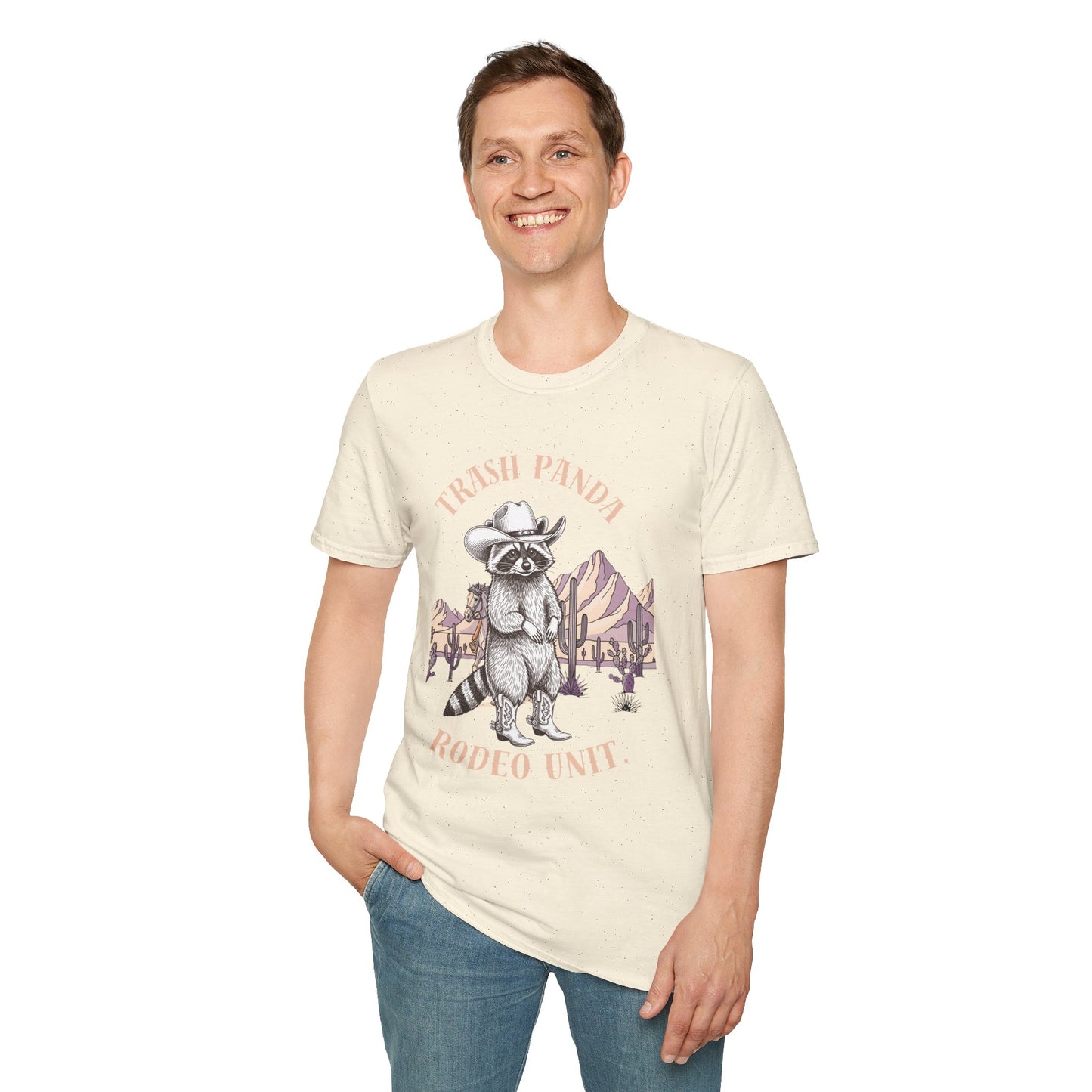 Rodeo Raccoon T-Shirt — 'Vintage Western Graphic Tee