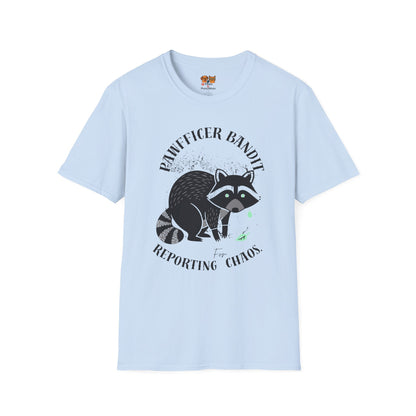 “Racoon Bandit ” T-Shirt — Cute Raccoon Graphic Tee