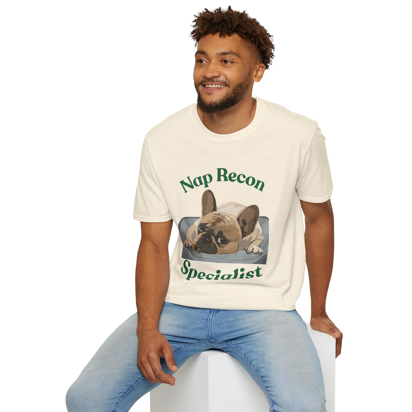 Nap Recon Specialist T-Shirt — Cute French Bulldog Nap Shirt for Dog Lovers