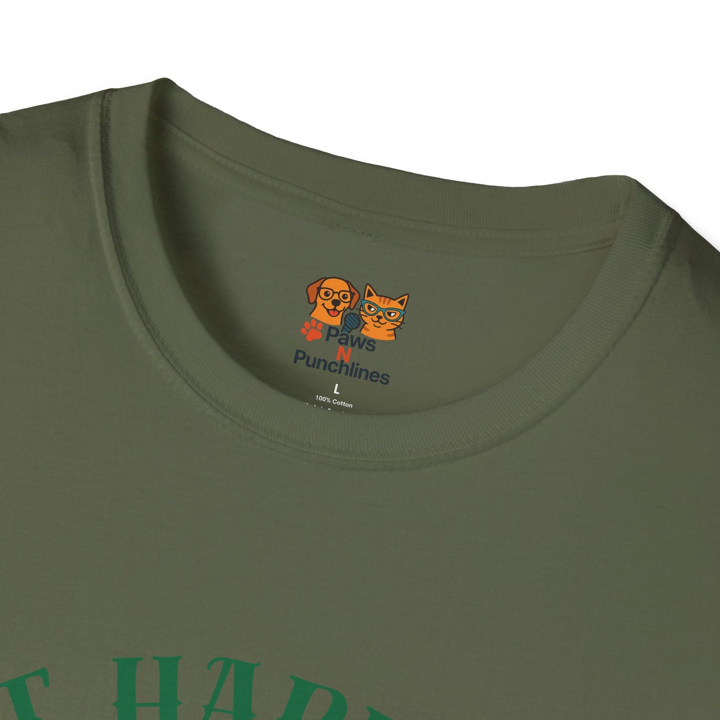 “Shit Happens I’m Cute” Puppy Graphic T-Shirt