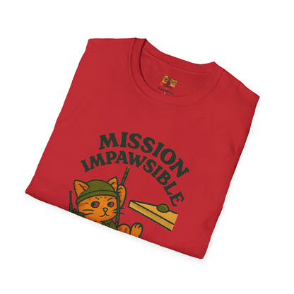 Mission IMPAWSIBLE Cat T-Shirt