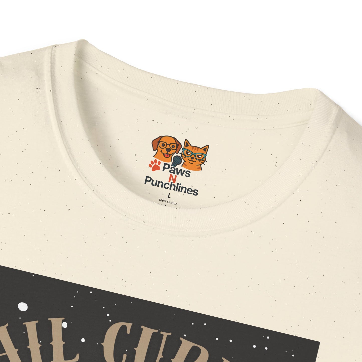 Raccoon 'Tail Curled, Plans Unfurled' T-Shirt