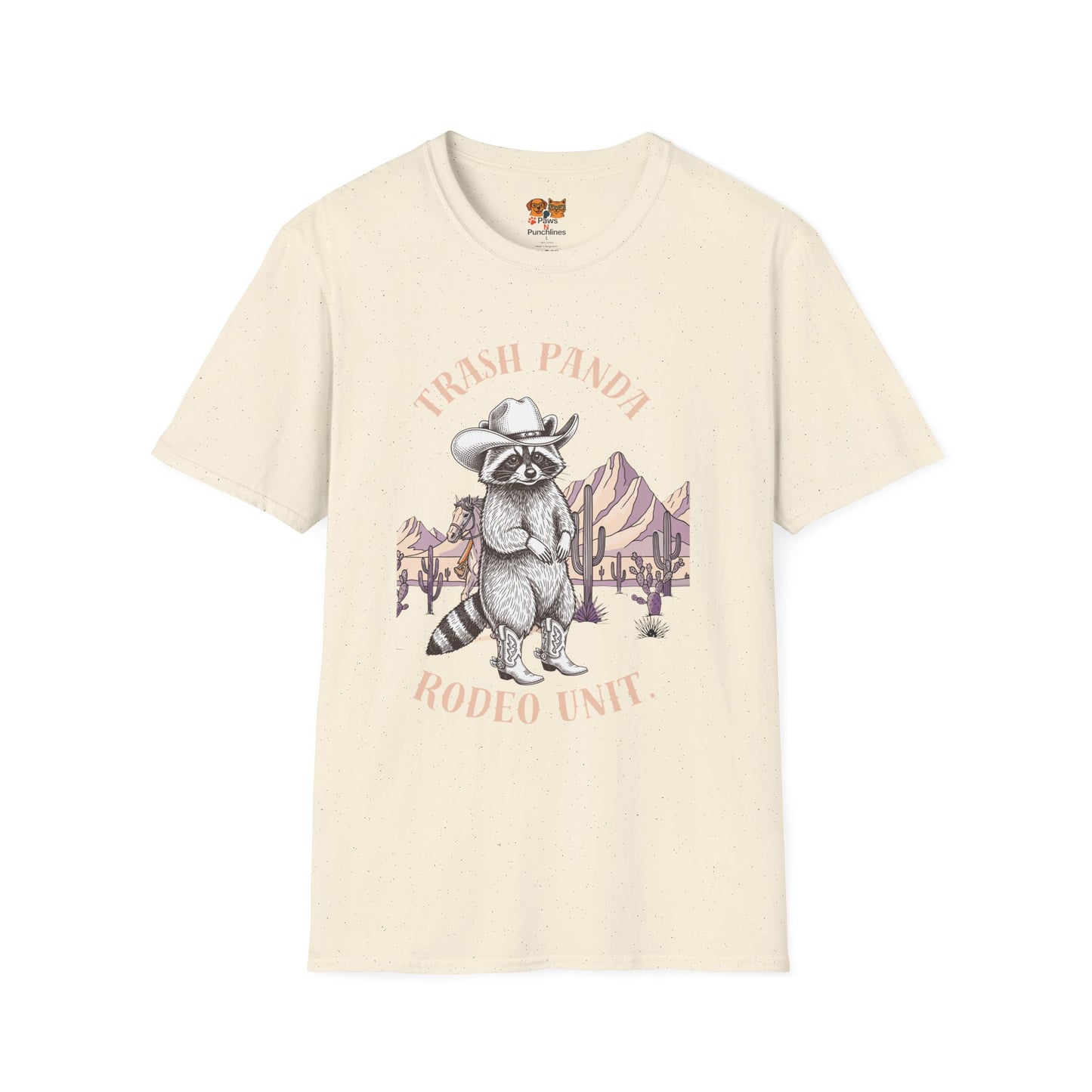 Rodeo Raccoon T-Shirt — 'Vintage Western Graphic Tee