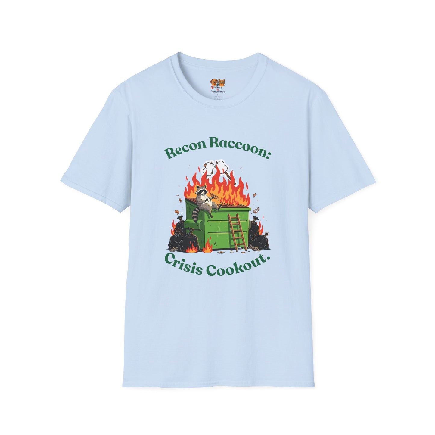 Recon Raccoon: Crisis Cookout T-Shirt