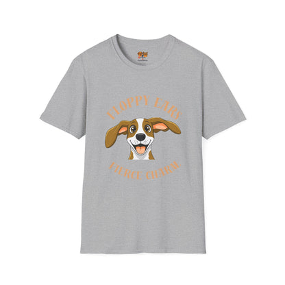 Floppy Ears Fierce Charm Dog T-Shirt — Cute Beagle Puppy Graphic Tee