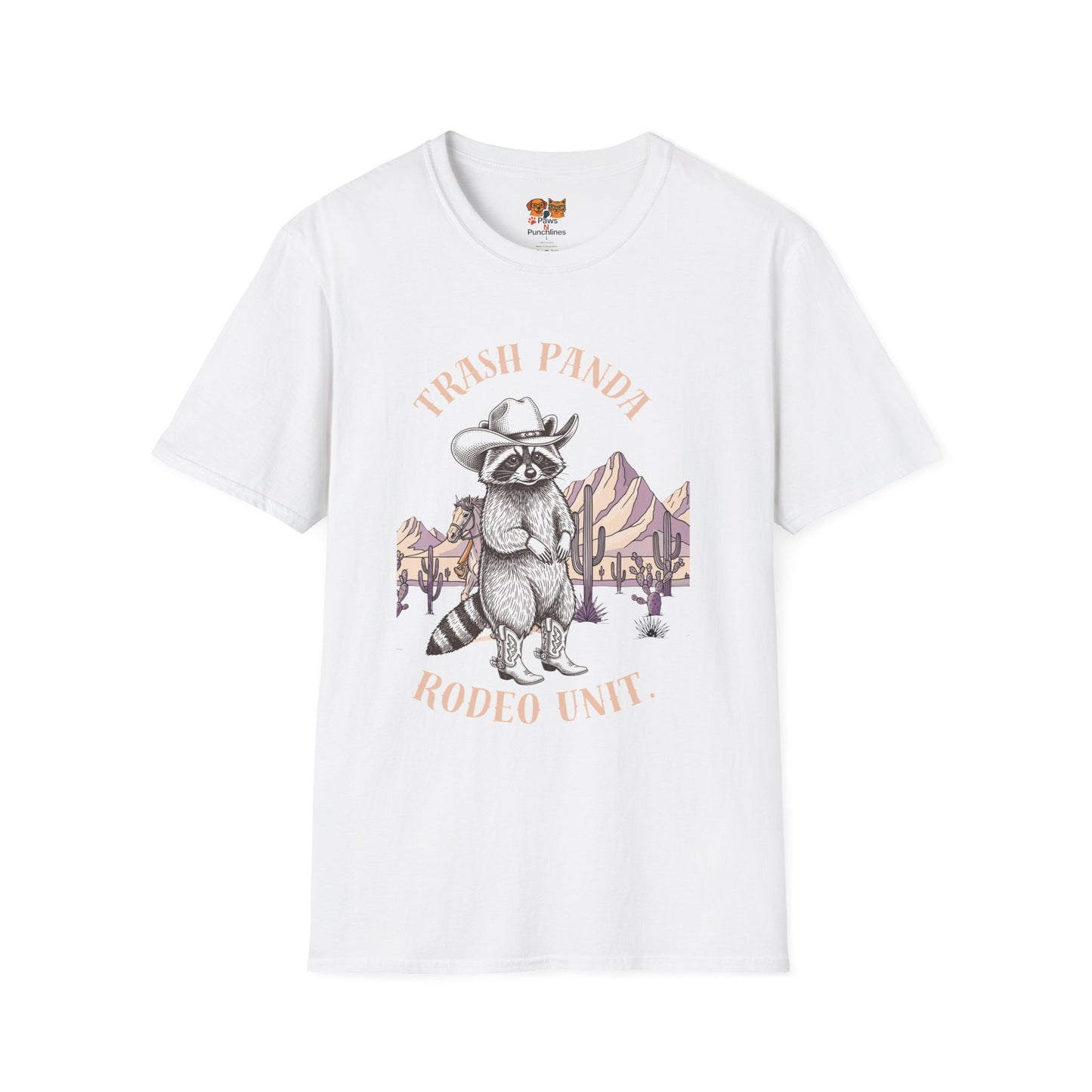 Rodeo Raccoon T-Shirt — 'Vintage Western Graphic Tee