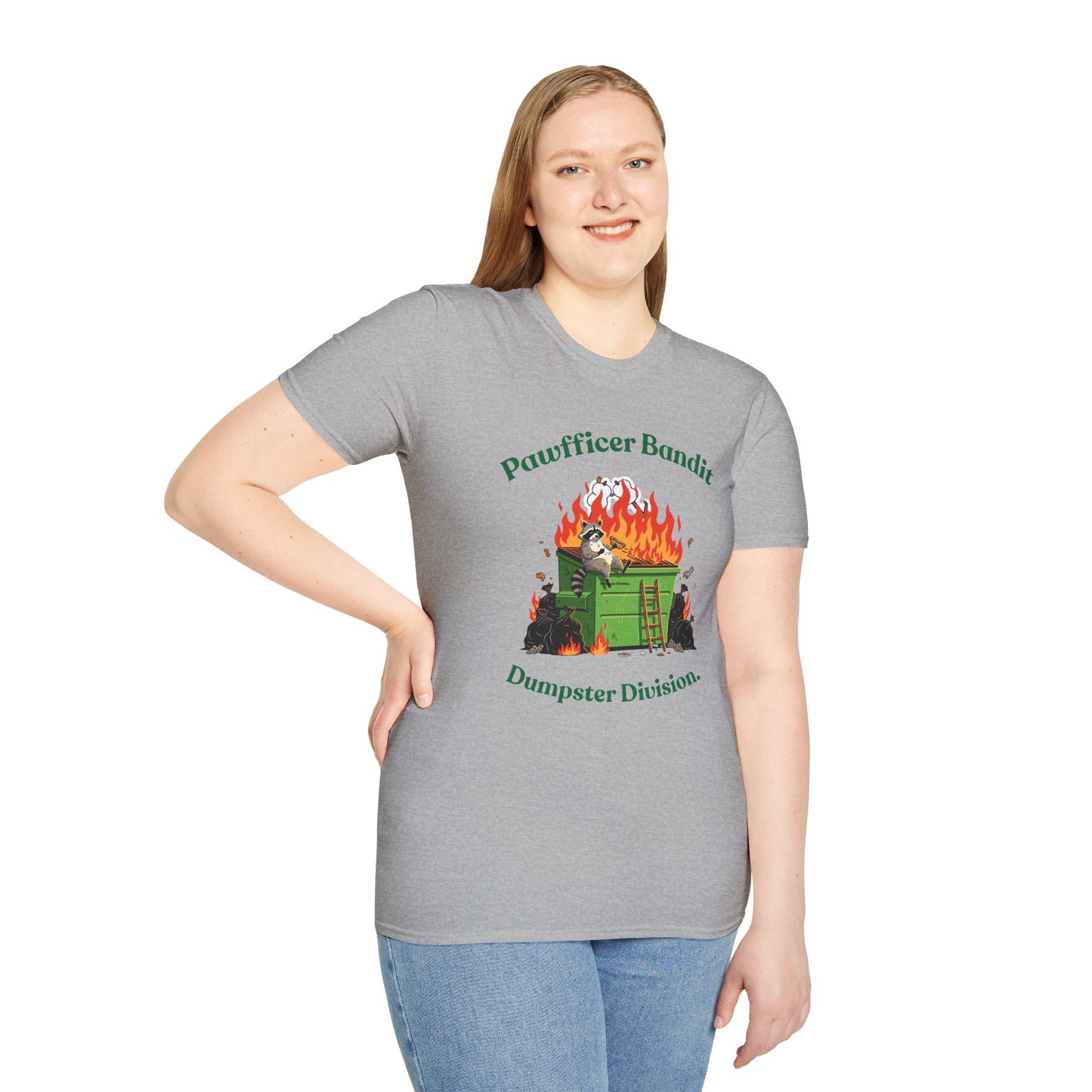 Pawfficer Bandit T-Shirt — Dumpster Division Graphic Tee