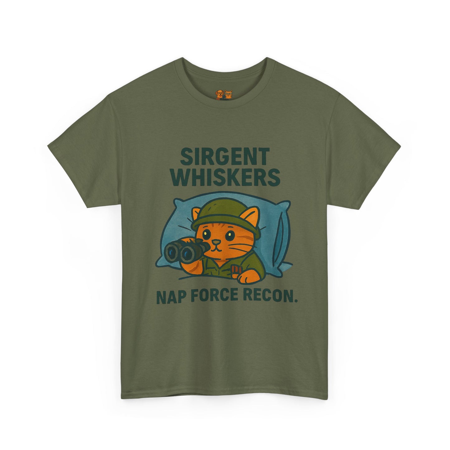 Sirgent Whiskers Nap Force Recon T-Shirt