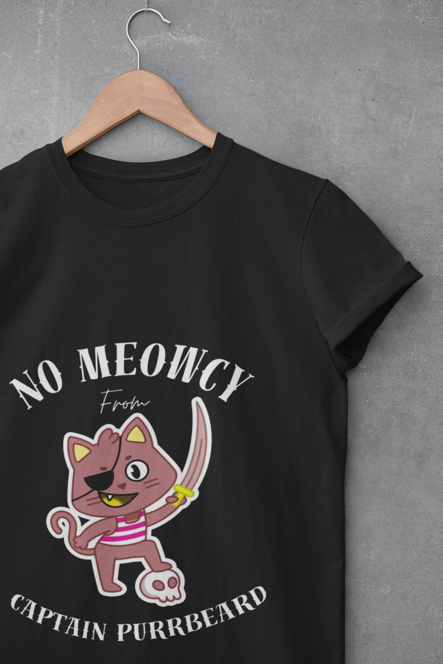 No Meowcy Pirate Cat Unisex Tee