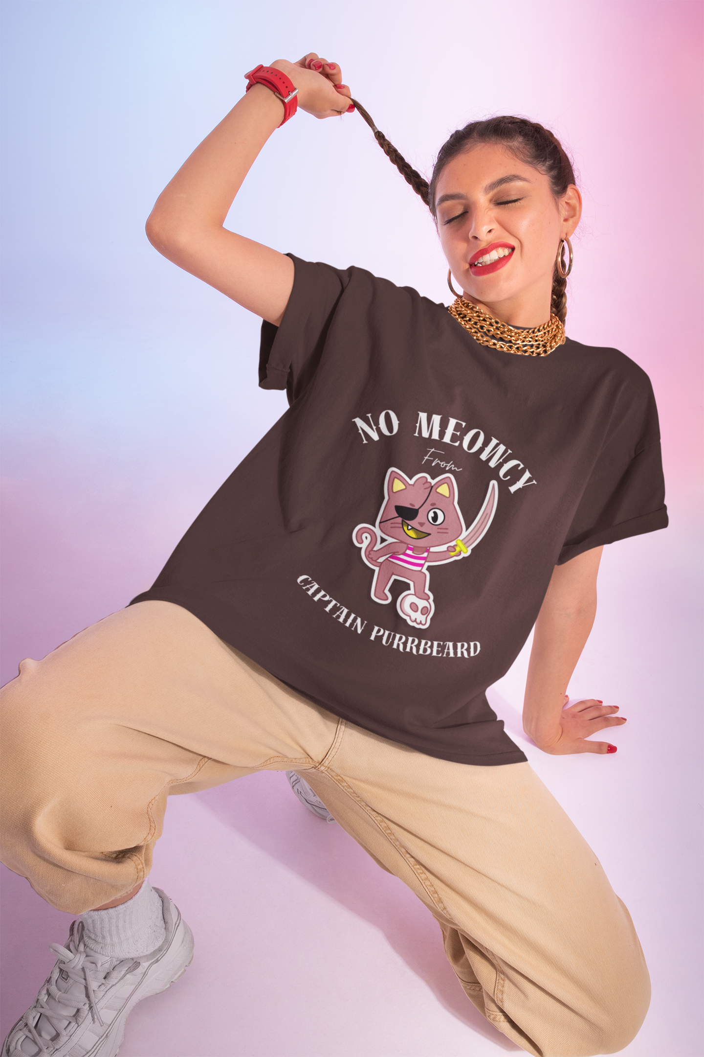 No Meowcy Pirate Cat Unisex Tee