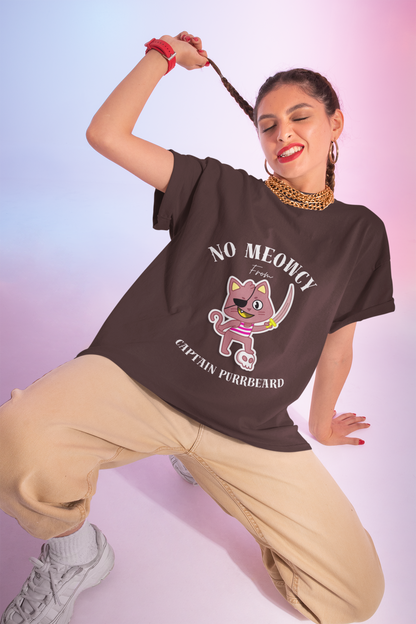 No Meowcy Pirate Cat Unisex Tee