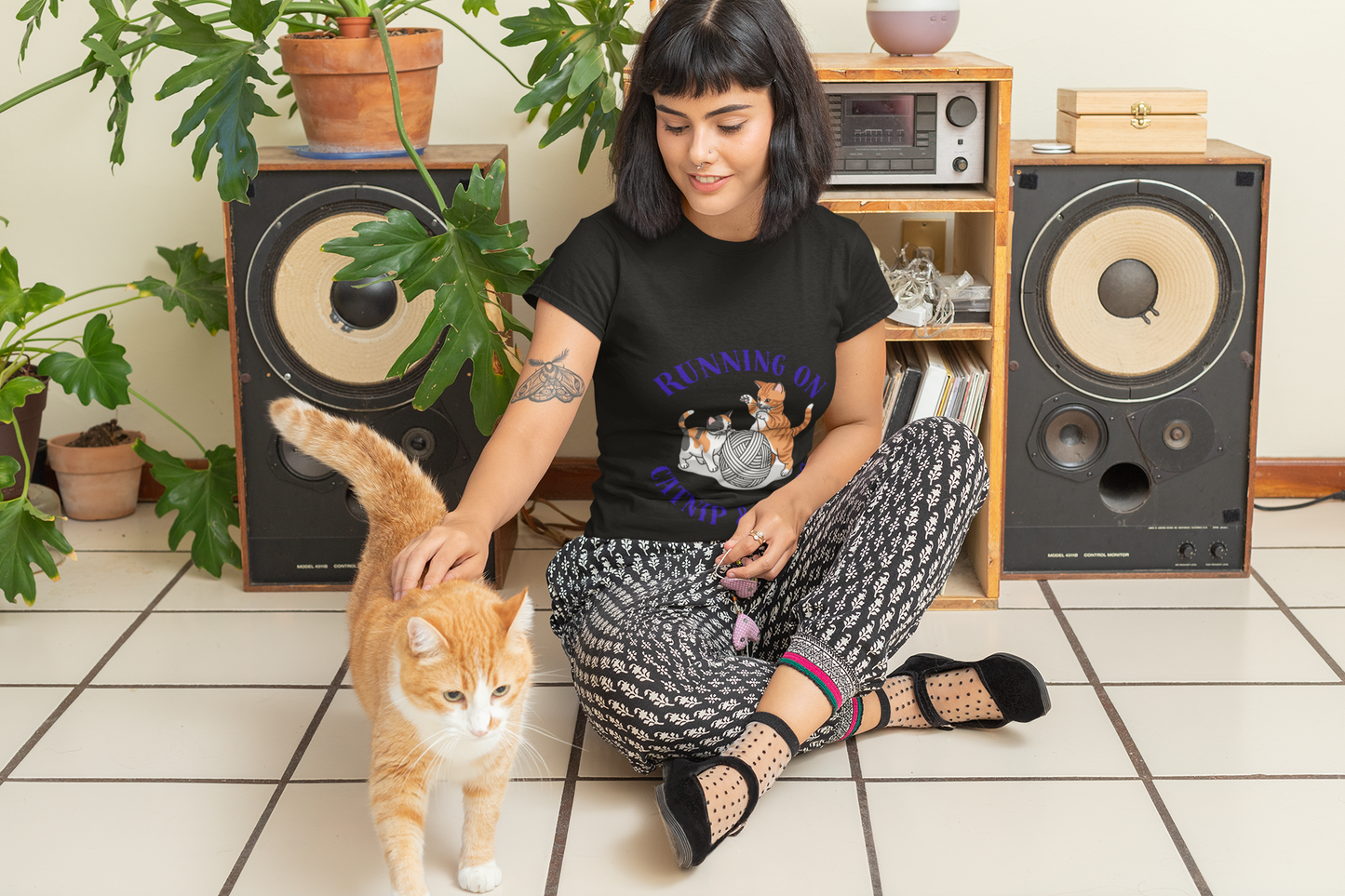 Running on Catnip & Chaos  Tee's