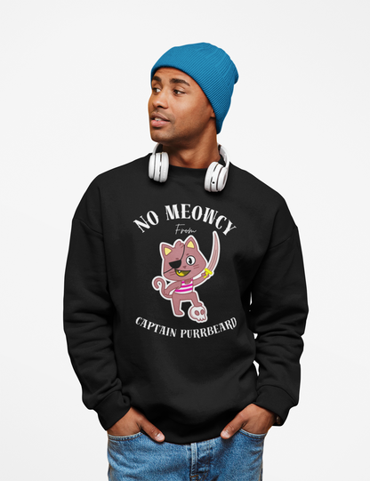 No Meowcy Pirate Cat  Sweatshirt