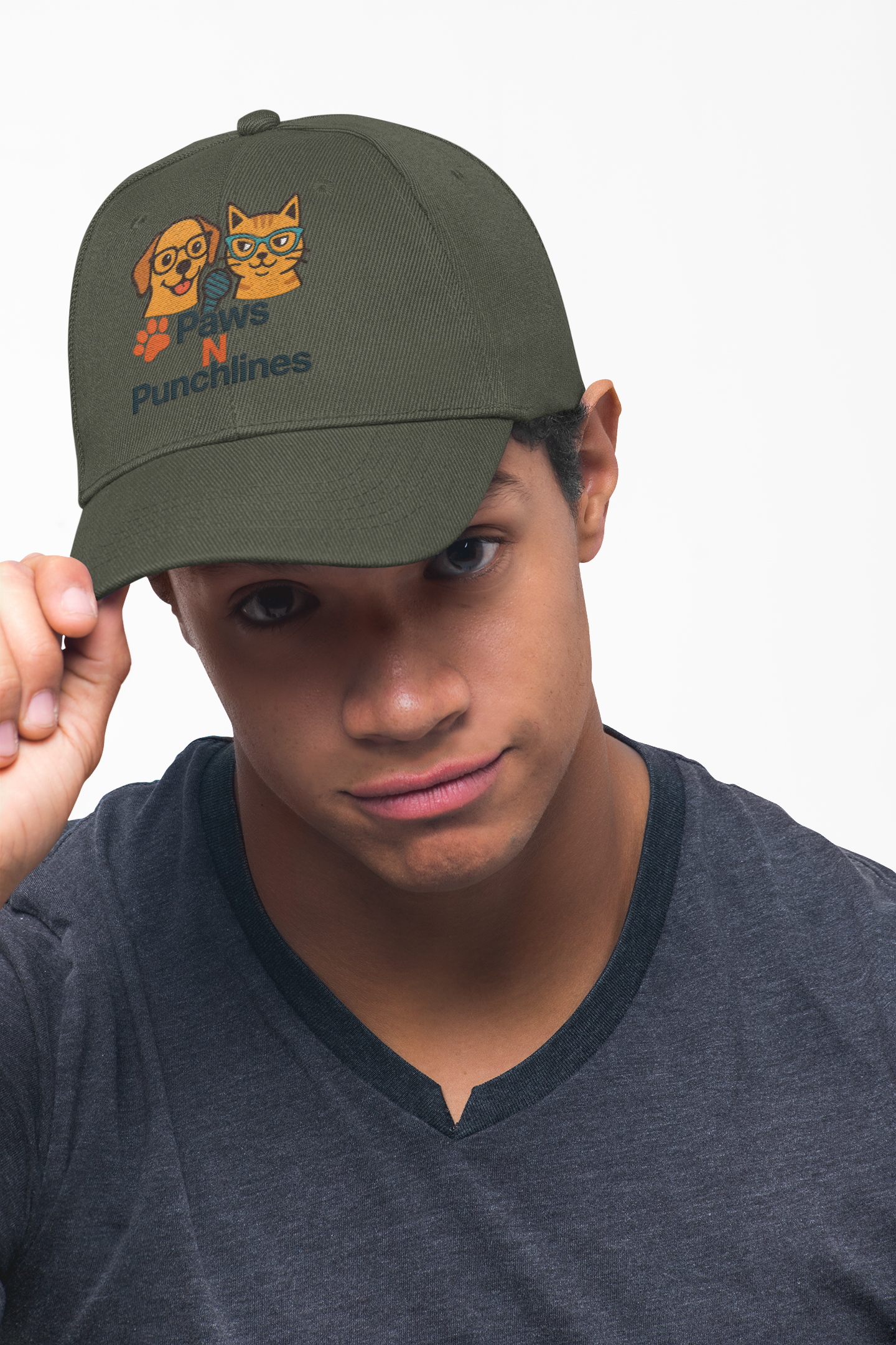 Paws N Punchlines  Cap