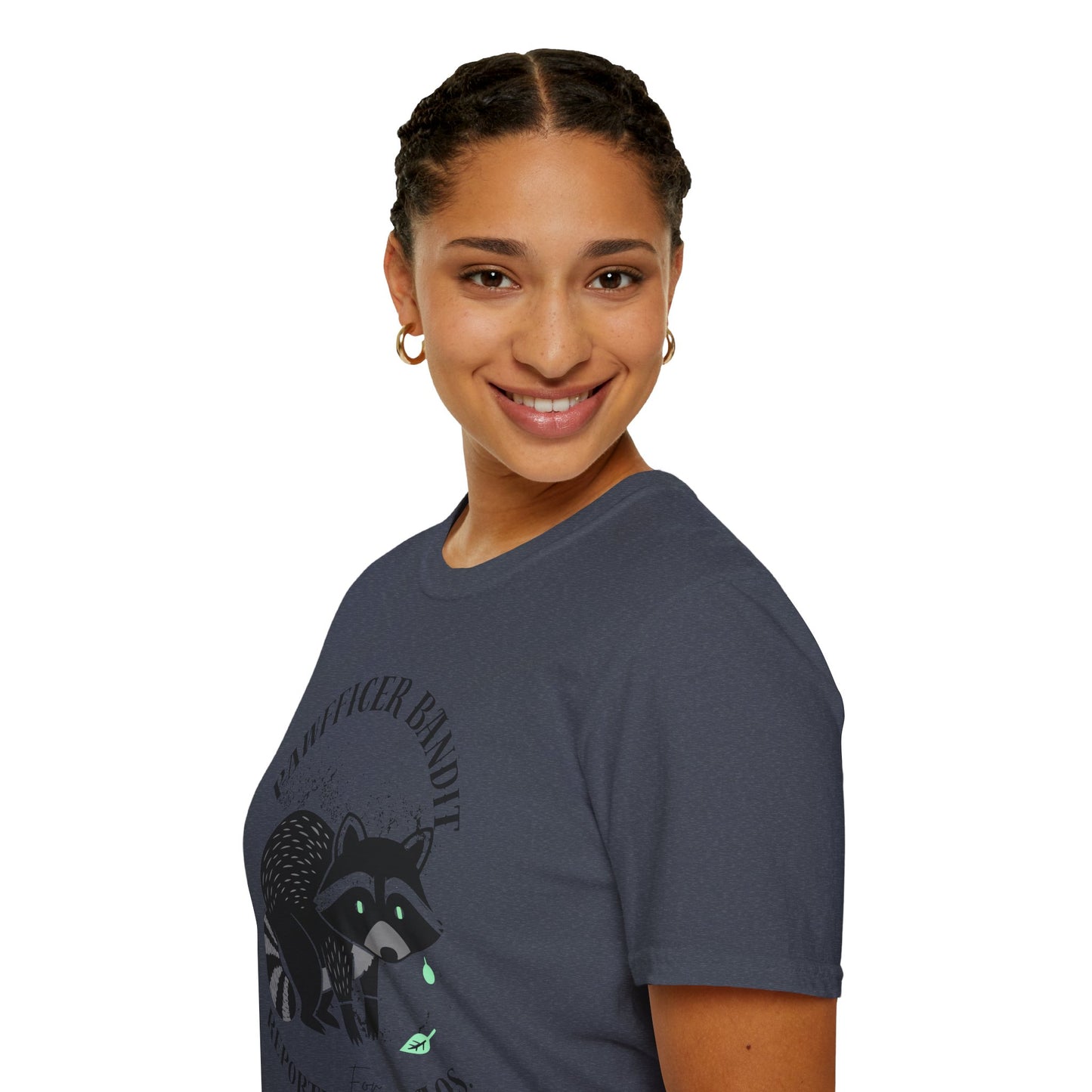 “Racoon Bandit ” T-Shirt — Cute Raccoon Graphic Tee