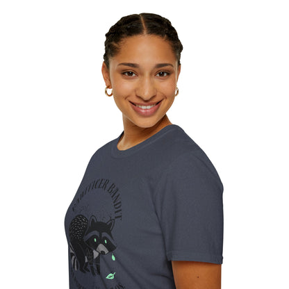 “Racoon Bandit ” T-Shirt — Cute Raccoon Graphic Tee