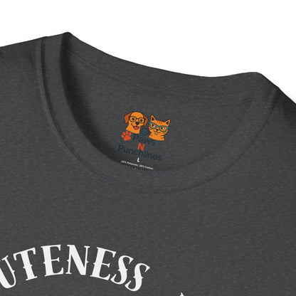 Cuteness Is My Cover Story Tee — Funny Raccoon & Trash Panda Graphic T-Shirt