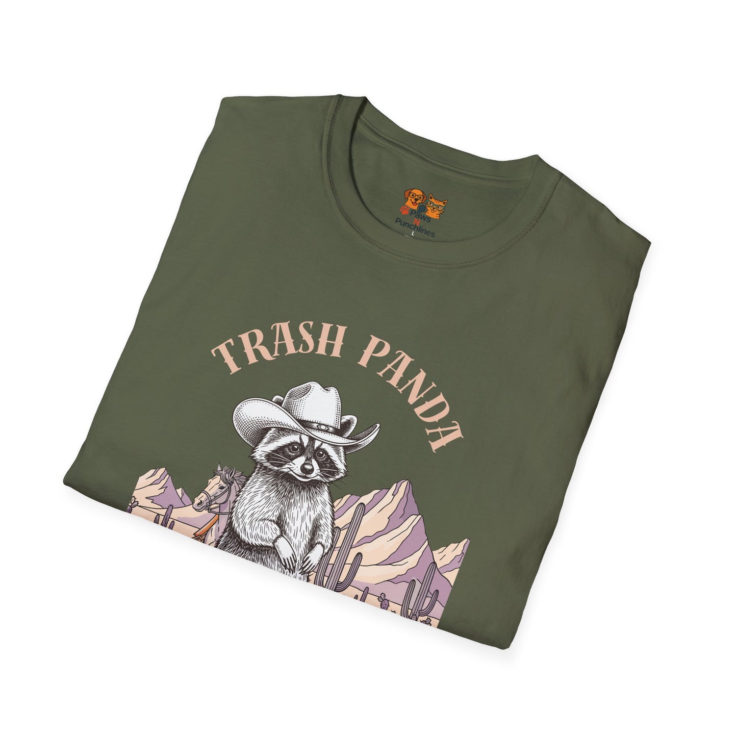 Rodeo Raccoon T-Shirt — 'Vintage Western Graphic Tee