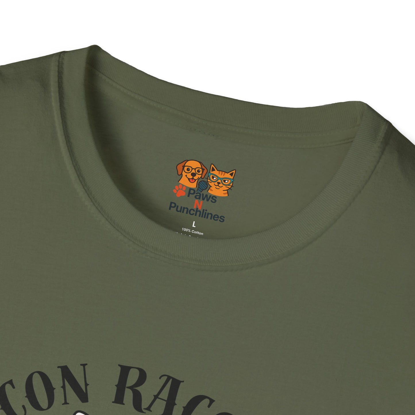 Recon Raccoon T-Shirt — "Loot Secured" Cute Thief Raccoon Graphic Tee