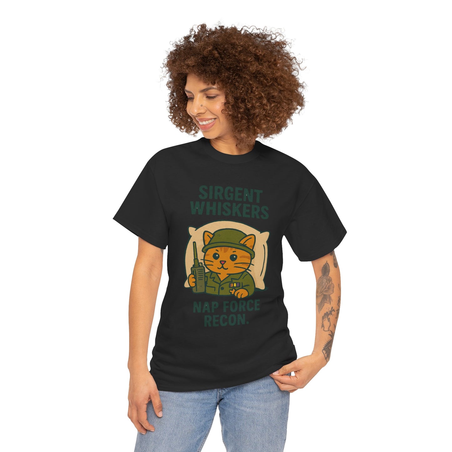 Sirgent Whiskers Nap Force Recon T-Shirt